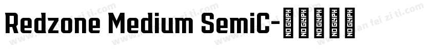 Redzone Medium SemiC字体转换